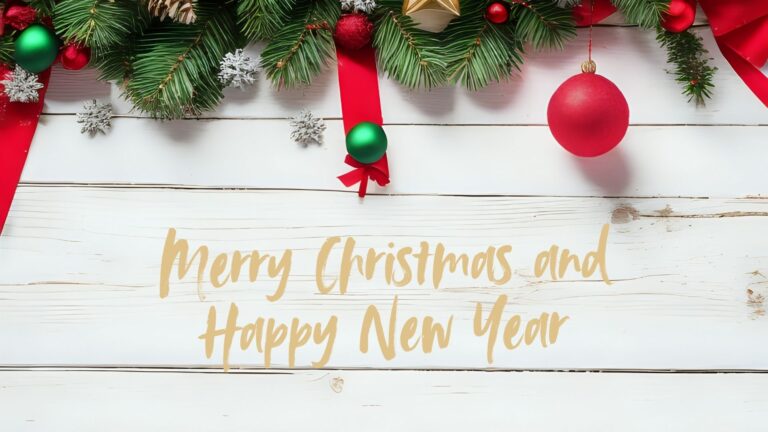 Merry Christmas and Happy New Year