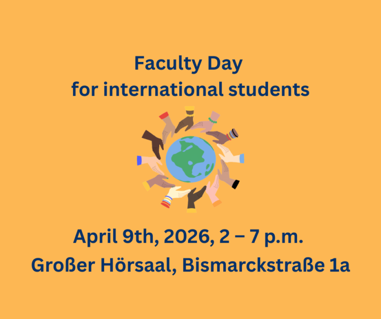 April 9th 2026: Faculty Day for international students
